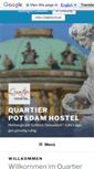 Mobile Screenshot of potsdam-hostel.com