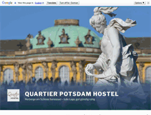 Tablet Screenshot of potsdam-hostel.com